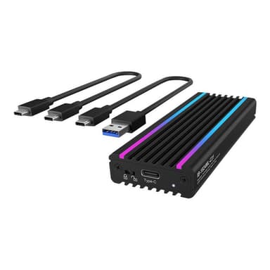 ICYBOX Externes Type-C Gehäuse für M.2 NVMe SSD extern retail