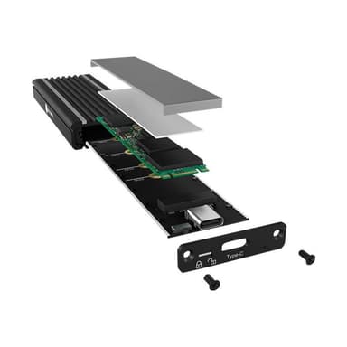 ICYBOX Externes Type-C Gehäuse für M.2 NVMe SSD extern retail