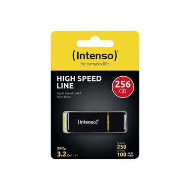 INTENSO High Speed Line Schwarz 256GB