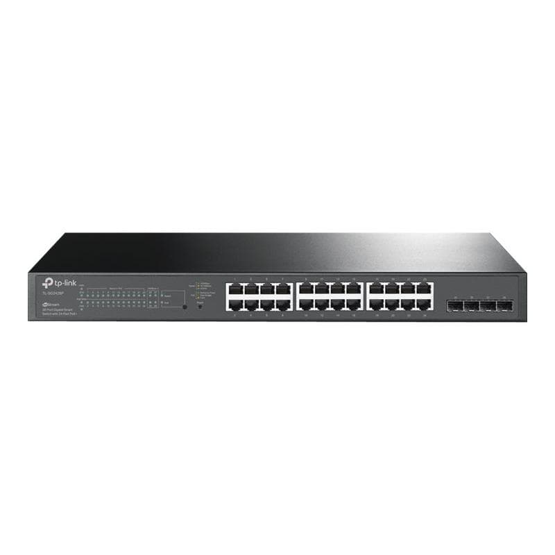 TP-LINK JetStream 28-Port Gigabit Smart Switch with 24-Port PoE+