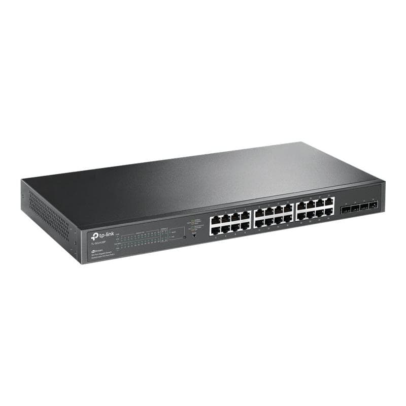 TP-LINK JetStream 28-Port Gigabit Smart Switch with 24-Port PoE+
