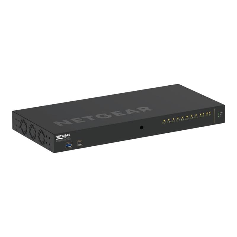 NETGEAR 12-Port AV Line M4250-10G2XF-PoE+ 8x1G PoE+ 240W 2x1G 2xSFP+ Managed Switch