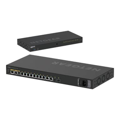 NETGEAR 12-Port AV Line M4250-10G2XF-PoE+ 8x1G PoE+ 240W 2x1G 2xSFP+ Managed Switch