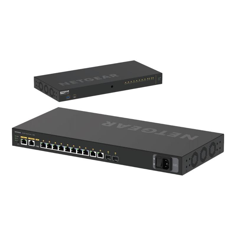 NETGEAR 12-Port AV Line M4250-10G2XF-PoE+ 8x1G PoE+ 240W 2x1G 2xSFP+ Managed Switch
