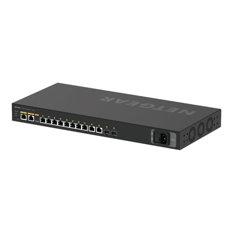NETGEAR 12-Port AV Line M4250-10G2XF-PoE+ 8x1G PoE+ 240W 2x1G 2xSFP+ Managed Switch