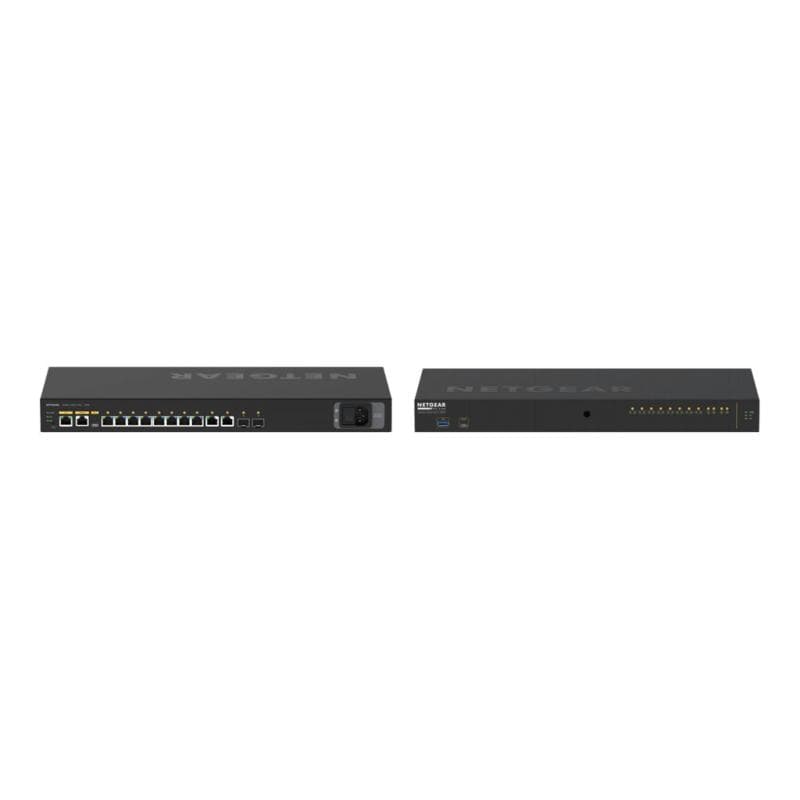 NETGEAR 12-Port AV Line M4250-10G2XF-PoE+ 8x1G PoE+ 240W 2x1G 2xSFP+ Managed Switch