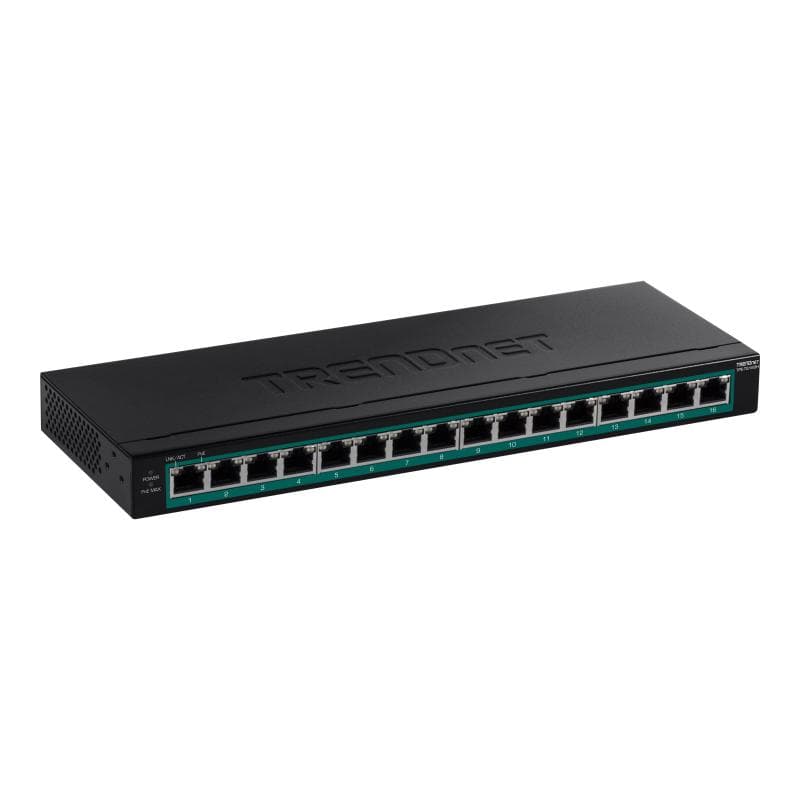 TRENDNET 16-PORT GIGABIT POE+ SWITCH