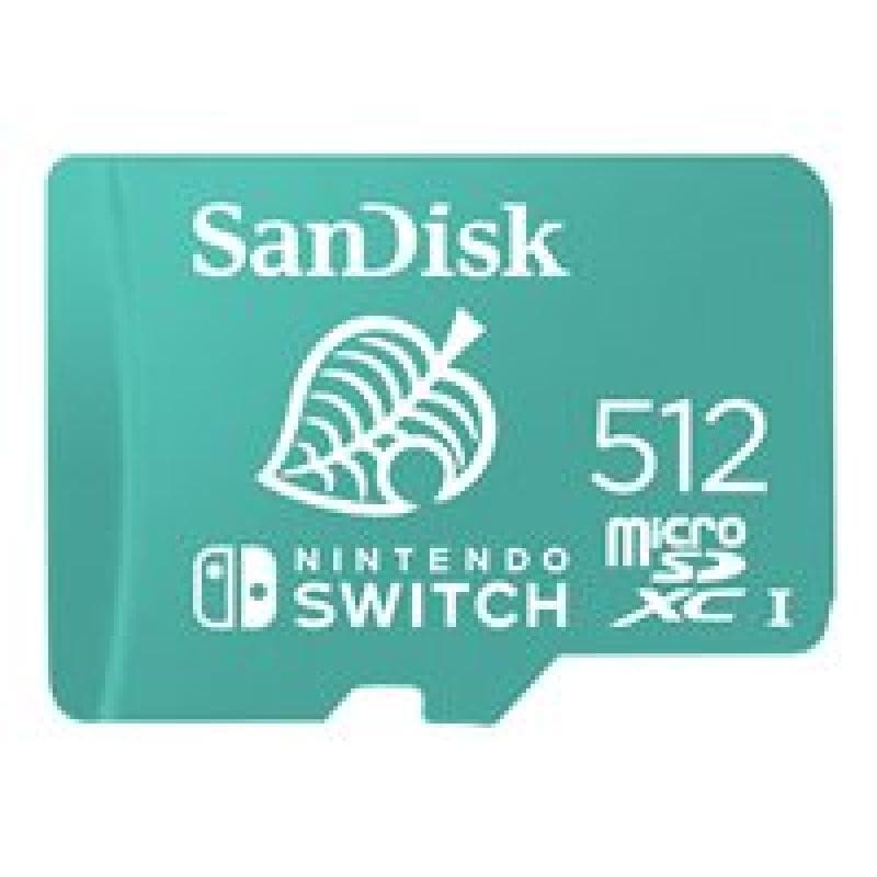 SANDISK 512 GB MicroSDXC SANDISK for Nintendo Switch R100/W90