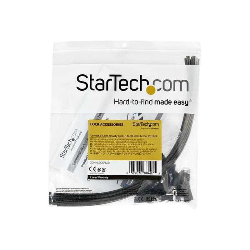 STARTECH.COM SECURITY TETHER CABLES 20 PACK