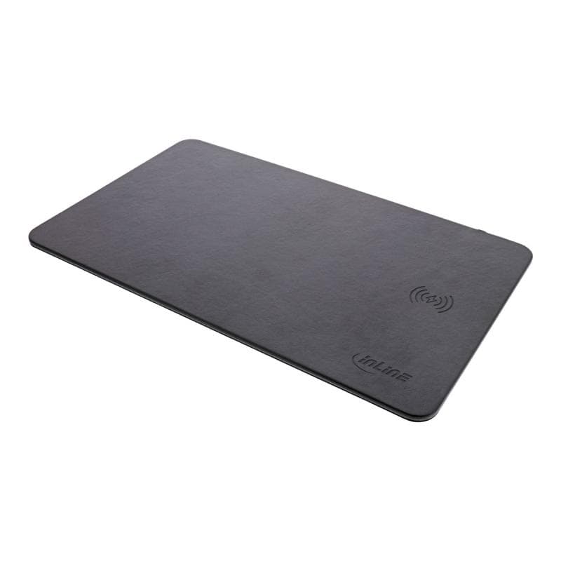 INLINE Maus-Pad, Wireless Charging, 370x225x7mm, schwarz