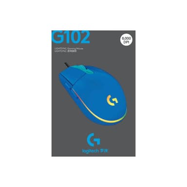 LOGITECH Gaming Mouse G102 LIGHTSYNC - Maus - Für Rechtshänder - optisch - 6 Tasten - kabelgebunden