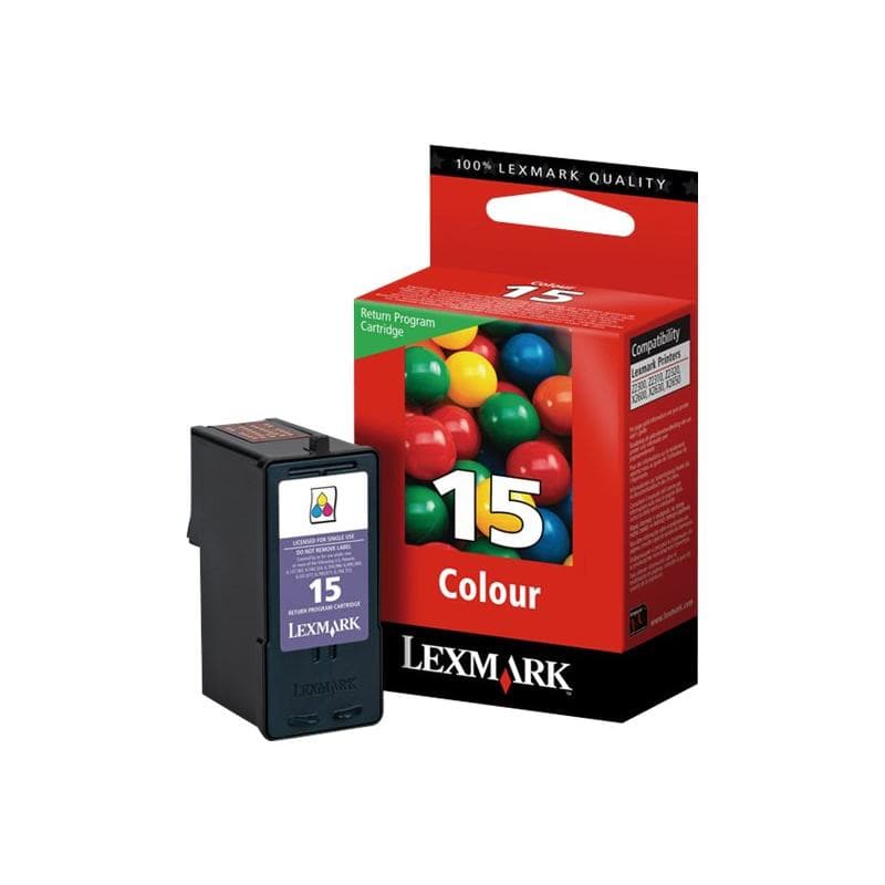 LEXMARK Cartridge No. 15 Farbe (Cyan, Magenta, Gelb) Tintenpatrone LRP