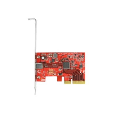 DELOCK PCIe x4>1x ext. SuperS USB/USB-C | 20 Gbps / USB Type-C Bu -3 A