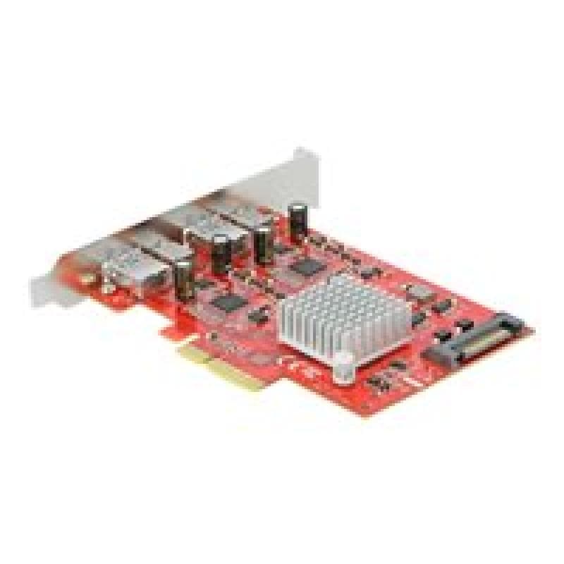 DELOCK PCIe x4>SuperS USB+2xUSB-A+USB-C | USB 10 Gbps // Dual Channel