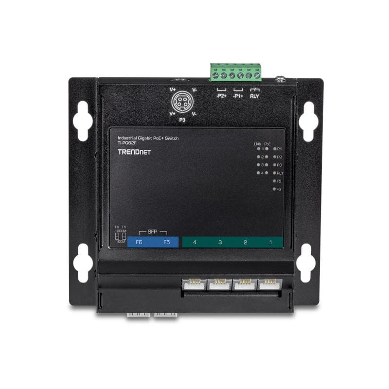 TRENDNET 6-PORT INDUSTRIAL GIGABIT POE+