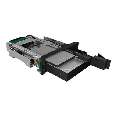 RAIDSONIC ICY BOX IB-173SSK 1x 2.5 + 1x 3.5 SATA/SAS zu 2xSATA Host für 5.25 Einschub