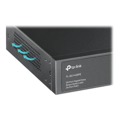 TP-LINK 28-Port Gigabit Easy Smart Switch with 24-Port PoE+