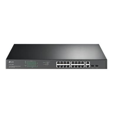 TP-LINK 18-Port Gigabit Rackmount Switch with 16-Port PoE+