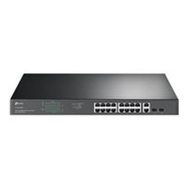 TP-LINK 18-Port Gigabit Rackmount Switch with 16-Port PoE+