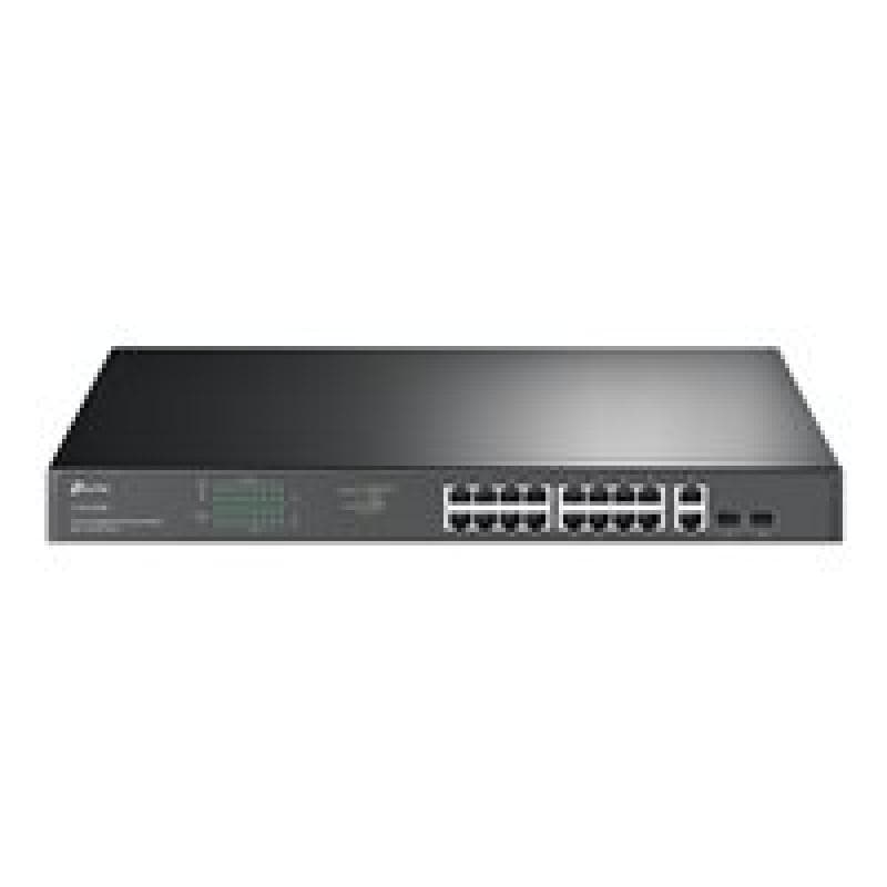 TP-LINK 18-Port Gigabit Rackmount Switch with 16-Port PoE+