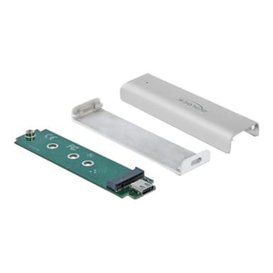 DELOCK - Speichergehäuse - M.2 NVMe Card - 10GBps - USB 3,2 (Gen 2) - Silber (42634)