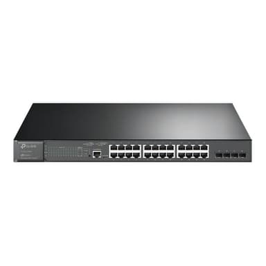 TP-LINK JetStream? 28-Port Gigabit L2 Managed Switch with 24-Port PoE+