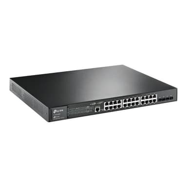 TP-LINK JetStream? 28-Port Gigabit L2 Managed Switch with 24-Port PoE+