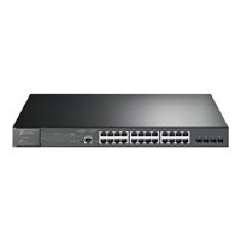 TP-LINK JetStream? 28-Port Gigabit L2 Managed Switch with 24-Port PoE+