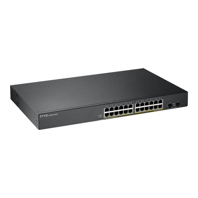 ZYXEL GS1900-24HP v2 24-port GbE L2 PoE Smart Switch rackmount 170 Watt