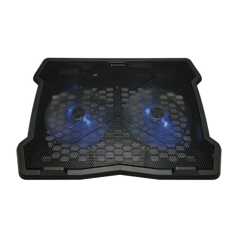 CONCEPTRONIC 2-Fan Cooling Pad (15.6″)/ schwarz
