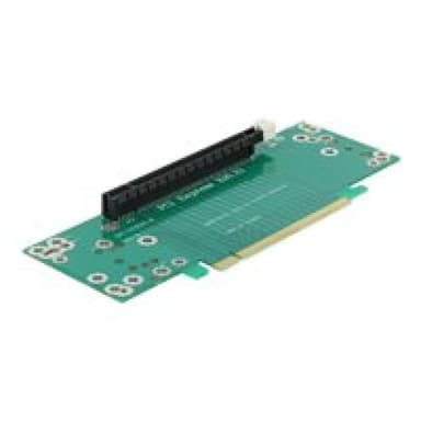 DELOCK Riser Karte PCI Express x16 zu x16 links gerichtet - Slothöhe 53,9mm