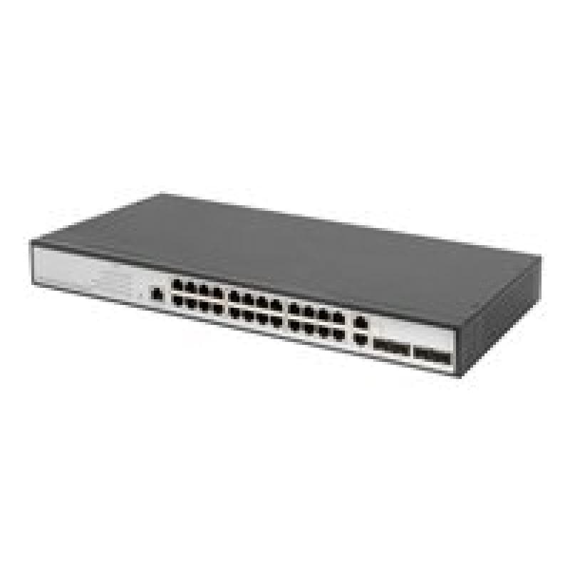 DIGITUS 24-Port Gigabit Layer 2 Switch 24-port + 2 combo and 2 SFP uplink port