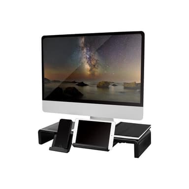 LOGILINK Monitorerhöhung,420-520mm, zusammenklappbar, schw.