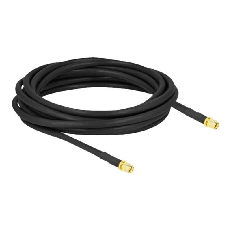 DELOCK Antennenkabel SMA Stecker zu SMA Stecker LMR/CFD300 5 m low loss