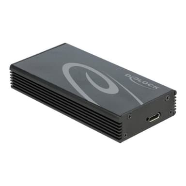 DELOCK - Speichergehäuse - M.2 NVMe Card / PCIe (NVMe) - 20 Gbit/s - USB 3,2 (Gen 2x2) - Schwarz