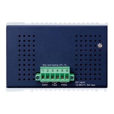 PLANET TECHNOLOGY PLANET Industrial 8-Port GE 802.3at PoE + 2 1000X SFP +12V
