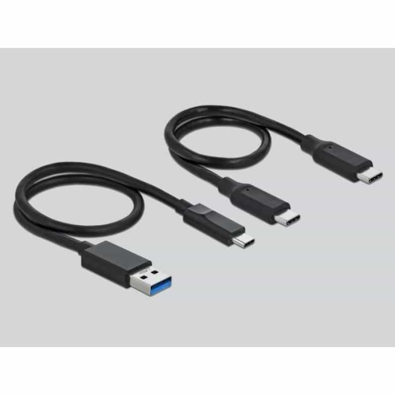 DELOCK USB Type-C Card Reader für CFast und SD Speicherkarten + USB Hub mit Typ-A und USB Type-C Por DELOCK USB Type-C Card Reader für CFast und SD Speicherkarten + USB Hub mit Typ-A und USB Type-C Por