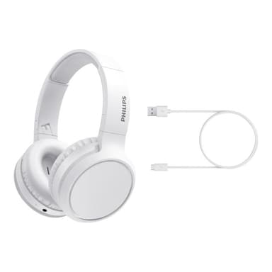 PHILIPS Headband - Over-ear Headset mit Bluetooth TAH5205WT white
