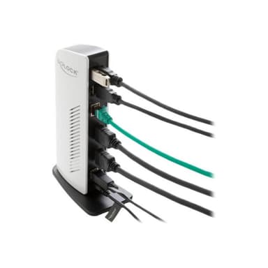 DELOCK USB Dockingstation Dual HDMI Full-HD / USB 3.2 / LAN / Audio