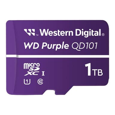 WESTERN DIGITAL WD Purple 1TB Surveillance microSD XC Class - 10 UHS 1
