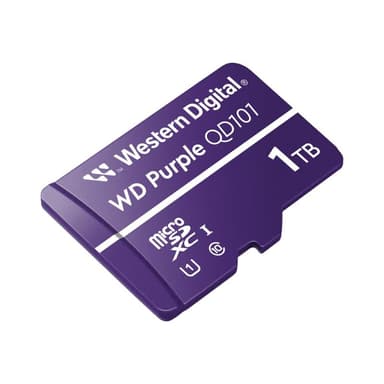 WESTERN DIGITAL WD Purple 1TB Surveillance microSD XC Class - 10 UHS 1