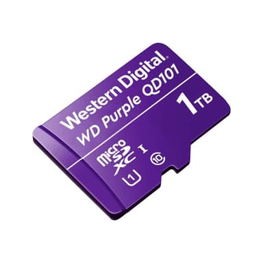 WESTERN DIGITAL WD Purple 1TB Surveillance microSD XC Class - 10 UHS 1