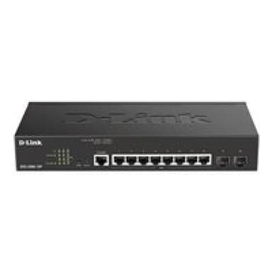 D-LINK 10-Port Gigabit PoE Managed Switch, 8x 10/100/1000Mbit/s TP (RJ-45) PoE Port