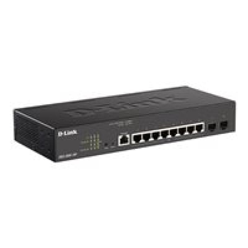 D-LINK 10-Port Gigabit PoE Managed Switch, 8x 10/100/1000Mbit/s TP (RJ-45) PoE Port