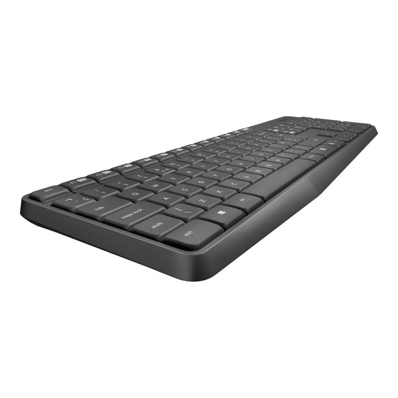 LOGITECH MK235 Wireless Keyboard and Mouse - GREY - HRV-SLV - INTNL