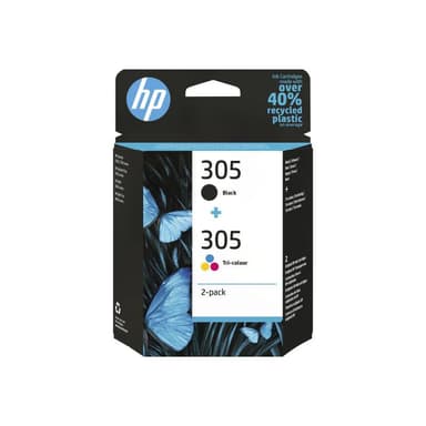 HP Ink/305 2pk Original Cart CMYK