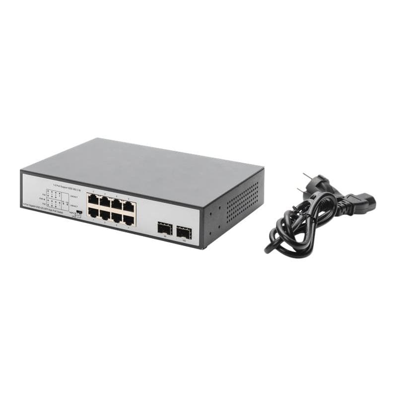 DIGITUS 8-Port Gigabit PoE Switch unmanaged