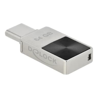 DELOCK Mini USB 3.2 Gen 1 USB-C Speicherstick 64 GB - Metallgehäuse