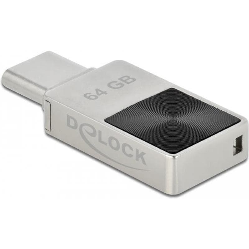 DELOCK Mini USB 3.2 Gen 1 USB-C Speicherstick 64 GB - Metallgehäuse