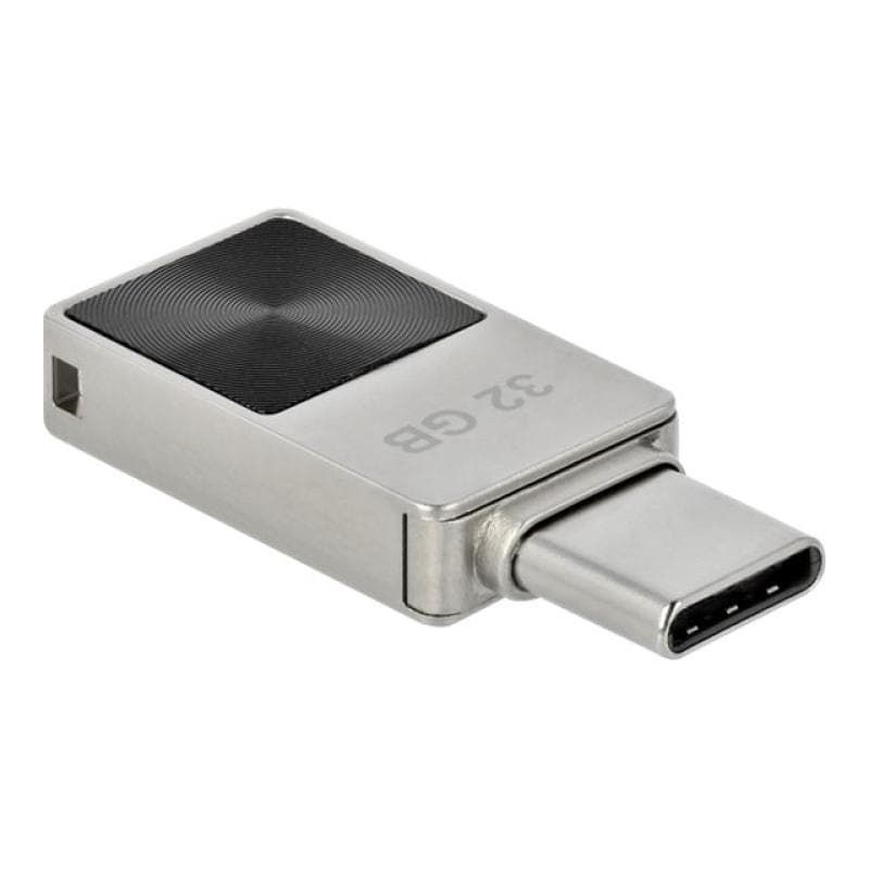 DELOCK Mini USB 3.2 Gen 1 USB-C Speicherstick 32 GB - Metallgehäuse